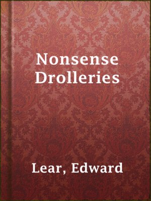 cover image of Nonsense Drolleries
